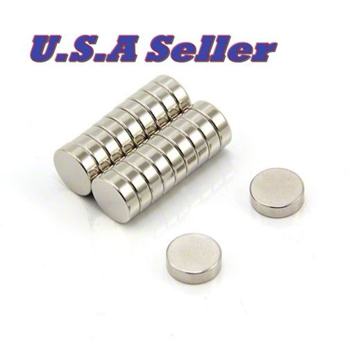 50pcs 10mm x 3mm round disc strong rare earth magnets neodymium n50 u.s shipped for sale