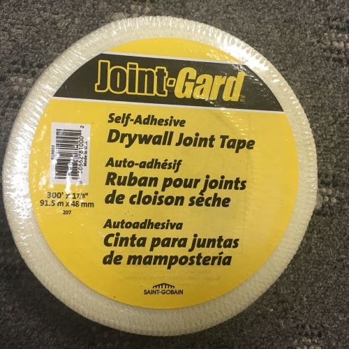 Lot of 7 Rolls Joint-Gard Drywall Joint Tape 1-7/8 &#034; X 300 &#039; White Self Adhesive