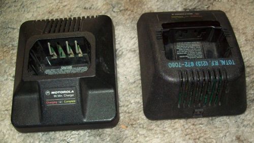 TWO Motorola Charge Bases-- NTN1171A &amp; HTN9167A