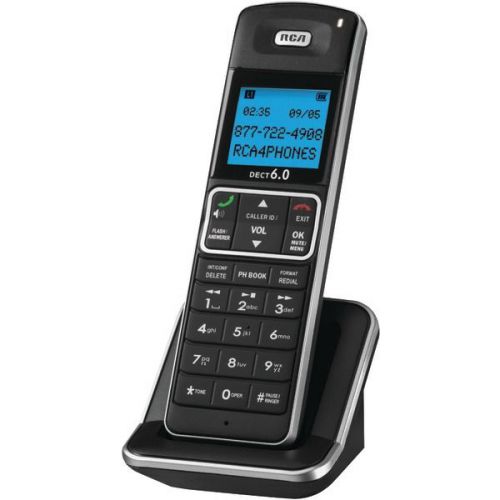 Rca 2110-0BSGA Additional Handset w/Caller ID Black For 2111/2112 Series