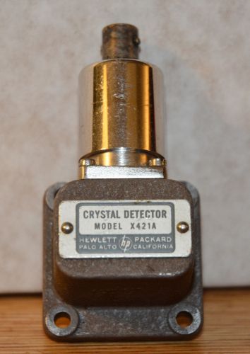 Hewlett Packard Model X421A Crystal Detector Wave Guide Adapter