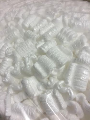 White packing peanuts 12 cubic feet free shipping 60 gallons for sale