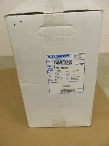 NEW A.O. SMITH C667792P01 F48M02A05 AIR CONDITIONING 1 HP CONDENSER FAN MOTOR