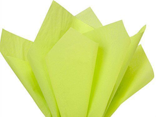 Leaf Green Tissue Paper 15&#034; X 20&#034; - 100 Sheet Pack