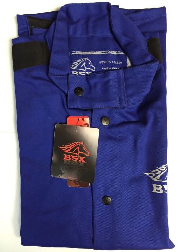 Revco BSX BXRB9C Blue FR Welding Jacket With Blue Flames (XL)