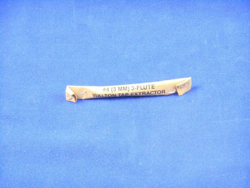 NEW Walton #4 (3 mm) 3 Flute Tap Extractor Paper Pack 10043 USA - Expedited Ship