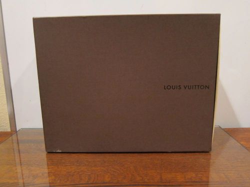 Louis Vuitton Empty Gift Box Authentic Purse Size Designer Slide Drawer 14X11X6