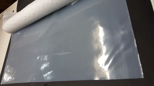 Silicone rubber translucent 1/32 thk x 47&#034;wide x 25 ft long.durometer 60 for sale