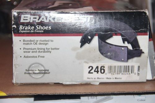 Brakebest brake shoes #245, for 9&#034; drum 2&#034; pad olds chevy buick chevelle corvair for sale