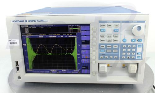Yokogawa aq6370c-20 optical spectrum analyzer ( osa ) freshly calibrated !!! for sale