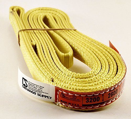 Dd sling. multiple sizes in listing! made in usa 1&#034; x 10, 2 ply, nylon lifting &amp; for sale