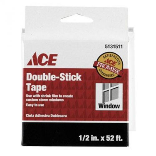 Double stick tape 1/2&#034;x624&#034; ace caulking and adhesives 2531/ace 082901046288 for sale