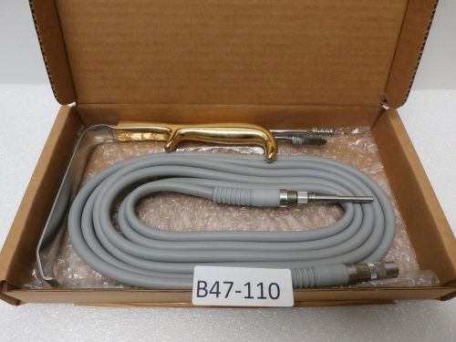 Turtle fiber optic breast retractor 9&#034;,&amp; suction w-autoclave fiber optic cable for sale