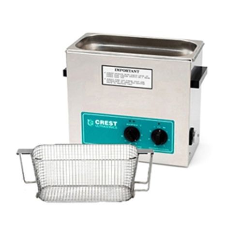 Crest cp230ht ultrasonic cleaner with mesh basket-analog heat &amp; timer for sale