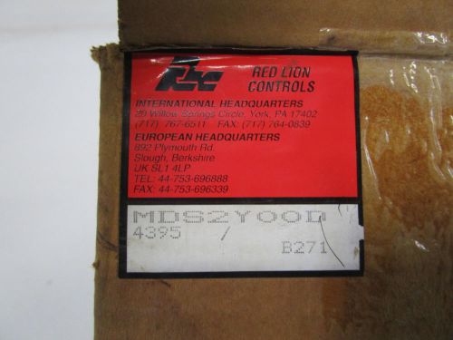 RED LION CONTROL PANEL MDS2Y00D *NEW IN BOX*