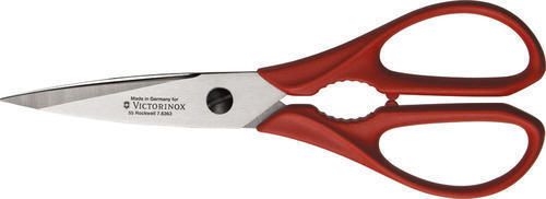 Victorinox VN87770 All Purpose Kitchen Shears 4&#034; Steel Blades Red Polypropylen