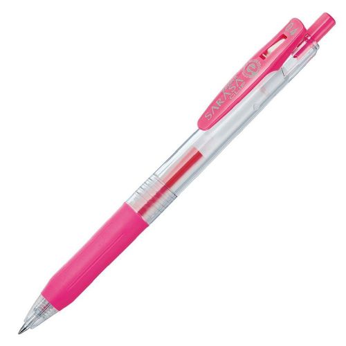 Zebra - SARASA Clip Gel Ink Pen (10 Piece Box Set) - Pink