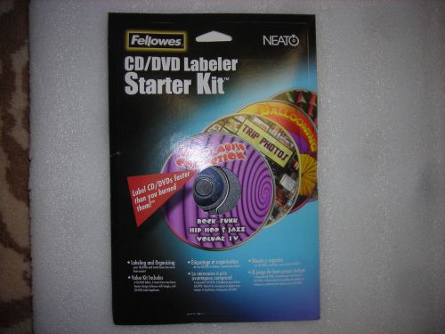 FELLOWES CD &amp; DVD Label Maker Starter Kit~~~NIB~~~