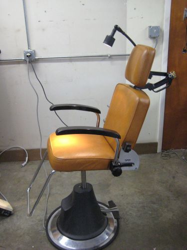 SMR ENT &#034;H-Chair&#034;.  Brown, good condition with power up/solar light
