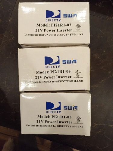 DirectTv Power Inserter 21v Model P121R1-03 - Lot Of 3 - New In Boxes !
