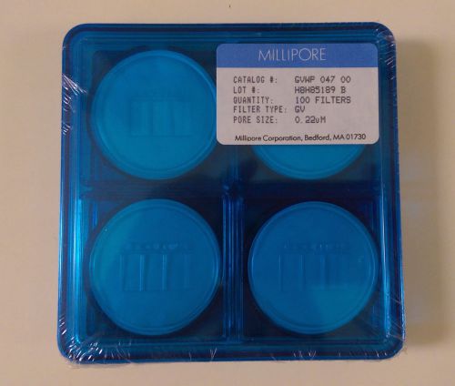 Millipore Membrane Filters PVDF #GVWP04700 0.22um 47mm