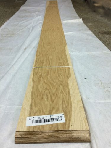 AAA European White Oak wood veneer 16x225cm (raw) bundle 24 sheets TAX included!