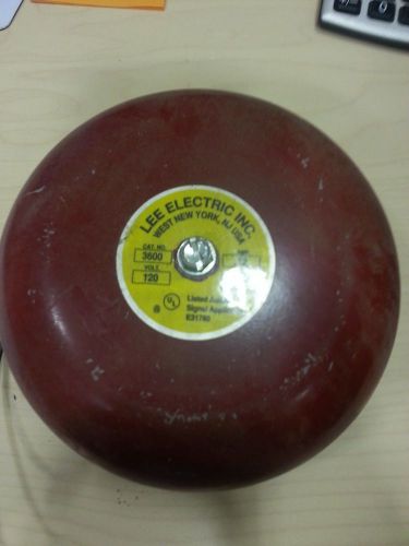 Lee  electric 3600 underdome bell  (120 volt) not in box or plastic for sale