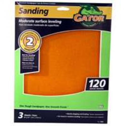 9X11 Sanding 120 Grit Ali Industries Aluminum Oxide Sheet 7263 082354072636