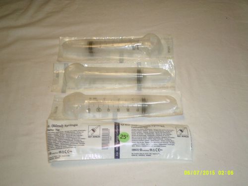 lot of catheter syringe bd 2oz 60 (ml)