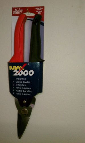 Malco Max 2000 LEFT CUT Aviation Snips     Free Shipping