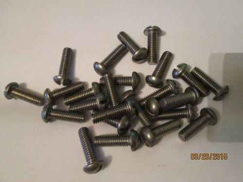 &#034;316&#034; HIGH GRADE Stainless Steel 5/16&#034;-16 x 1  Stove Bolts, 25 Pcs.