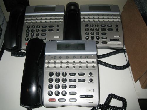 Lot of 4 NEC Dterm 80 Phones DTH-16D-2(BK)TEL 780075 Excellent working order