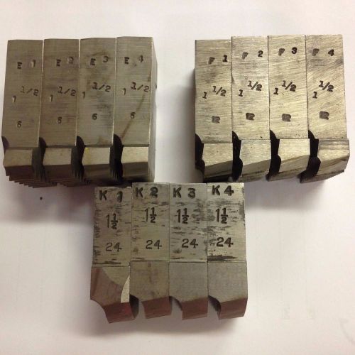GEOMETRIC CHASERS FOR THE 2-1/4&#034; C HEAD, LOT OF 3, 1-1/2-6, 1-1/2-12, 1-1/2-32