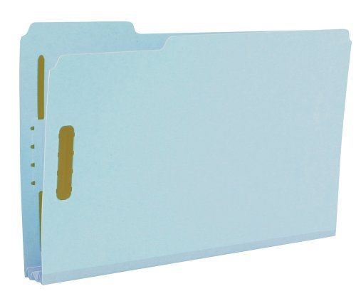 Smead 100% recycled pressboard fastener file folder, 1/3-cut tab, 3&#034; expansion, for sale
