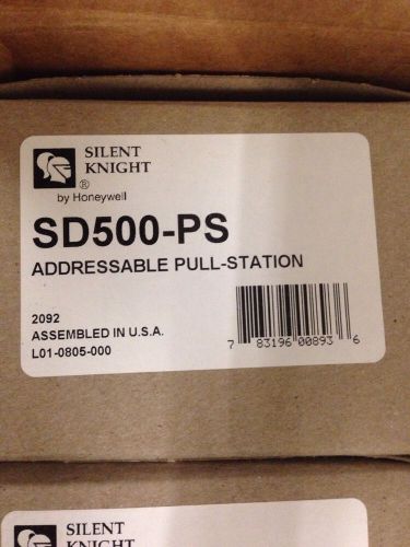 Addressable Pull Station Single Action Silent Knight SD500-PS SD500
