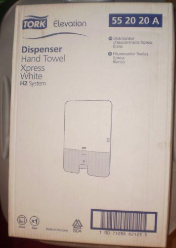 Tork Elevation Hand Towel Dispenser Xpress Mini White H2 System 55 20 20 a