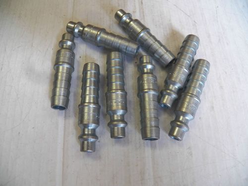 NEW PARKER LOT OF 7 steel H9C male QUICK CONNECT HOSE FITTING  3/8&#034; male BARB