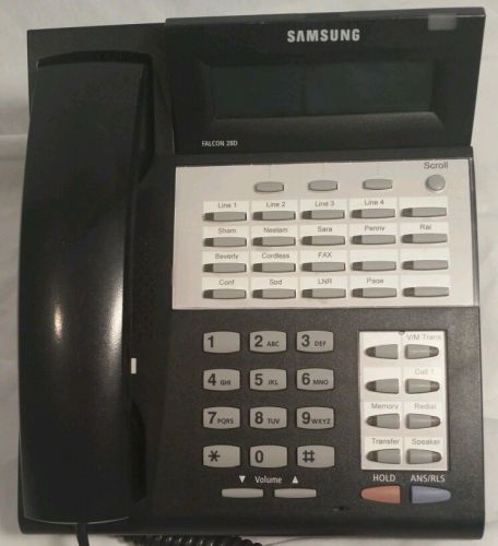 Samsung Falcon 28D iDCS 28 Button LCD Office Phone With Stand