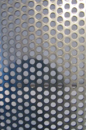 20 GA. 304 STAINLESS STEEL PERFORATED SHEET 1/8&#034; HOLES---12&#034; X 9&#034;