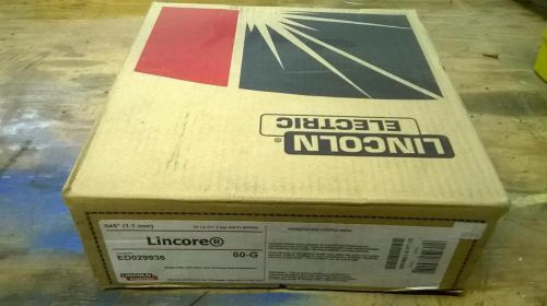 LINCOLN LINCORE 60G HARDSURFACING WELDING WIRE .045 25# SPOOL NEW