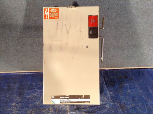 GE SB463RG Spectra Series 100A 600VAC 3PH 4 Wire Safety Switch