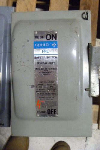 Safety Switch - Disconnect, Gould, 60A, 240V