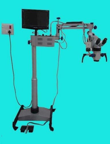 Surgical microscope five step,lcd,camera,motorized free shipping for sale