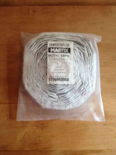 ACM American Contruction Mastic Butyl Tape 1 roll 3/16&#034; by 1&#034; by 25 foot