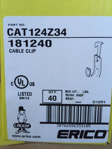 CADDY J-Hook, Flange Mount for Wire &amp; Rod 2 Boxes of 40 ..80 Lot