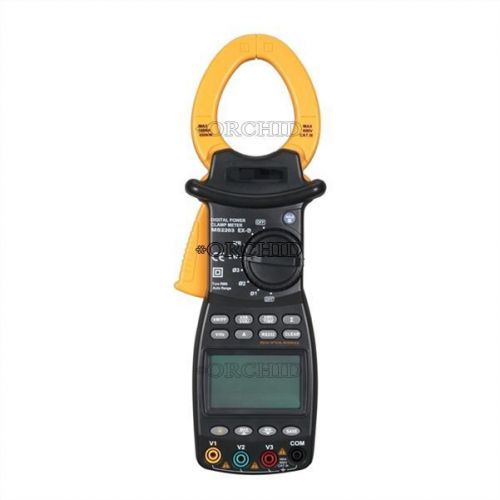 New brand 3 three phase digital power clamp meter tester 9999 counts 20~1000hz for sale