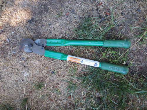 GREENLEE 718 CABLE CUTTER HEAVY DUTY WIRE ok condition broken tip