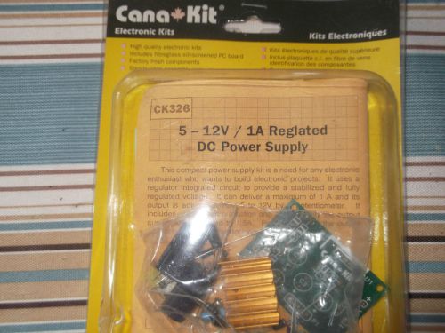 CK326 CANAKIT 5-12VDC 1A REGLATED POWER SUPPLY QTY 1