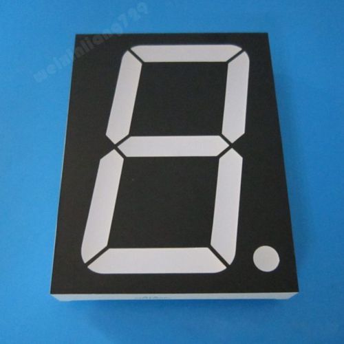 2pcs 5 inch 1 digit led display 7 seg segment common anode ? white 5&#034; for sale