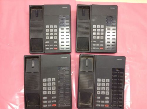 Lot Of 4 Toshiba DKT2020-S Digital Business Phones